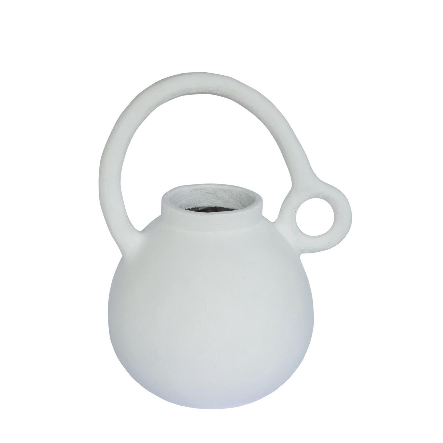 Clay Vase 22 (White)
