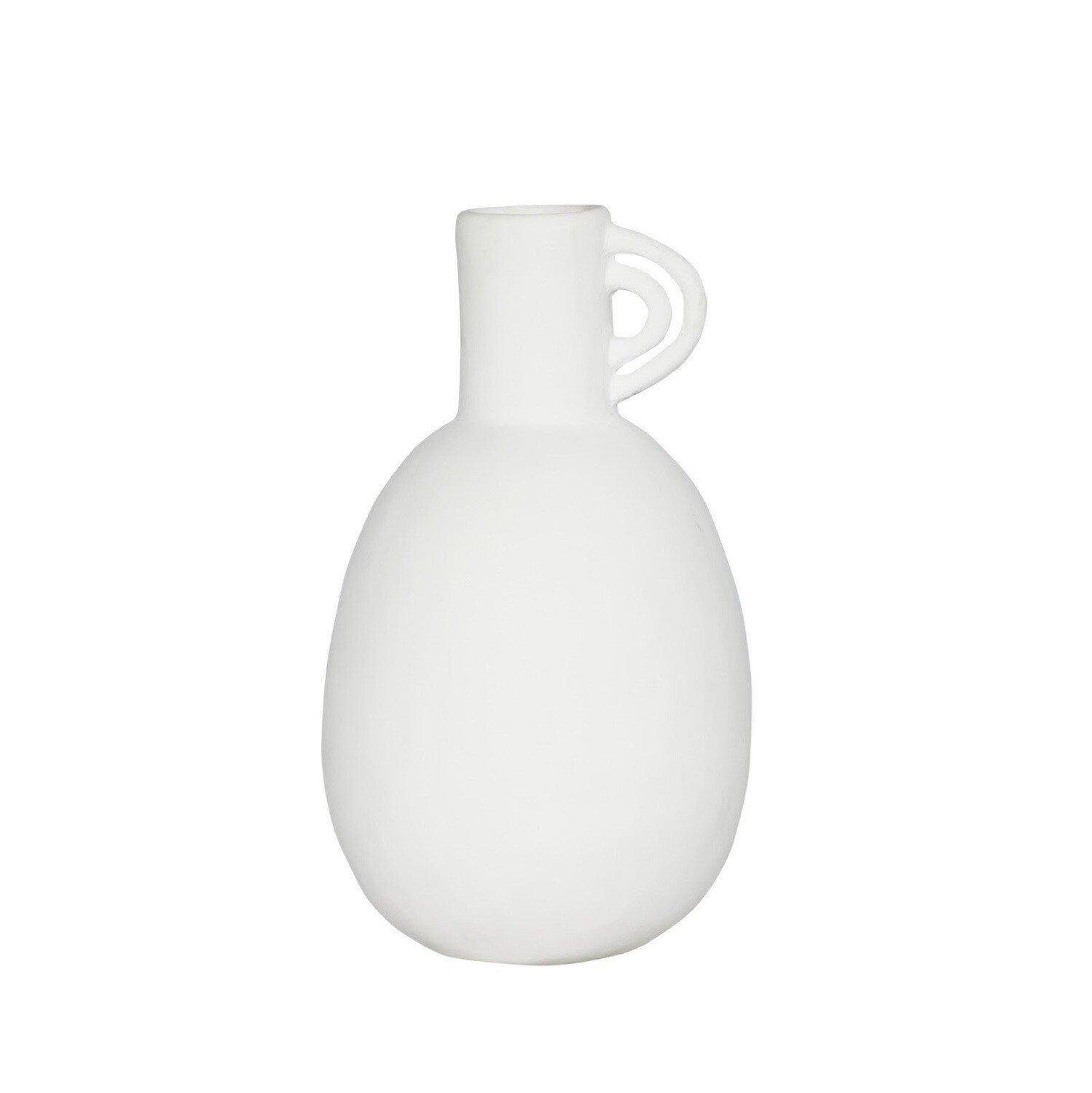 Clay Vase 17 (white)