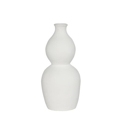 Clay Vase 19 (white)