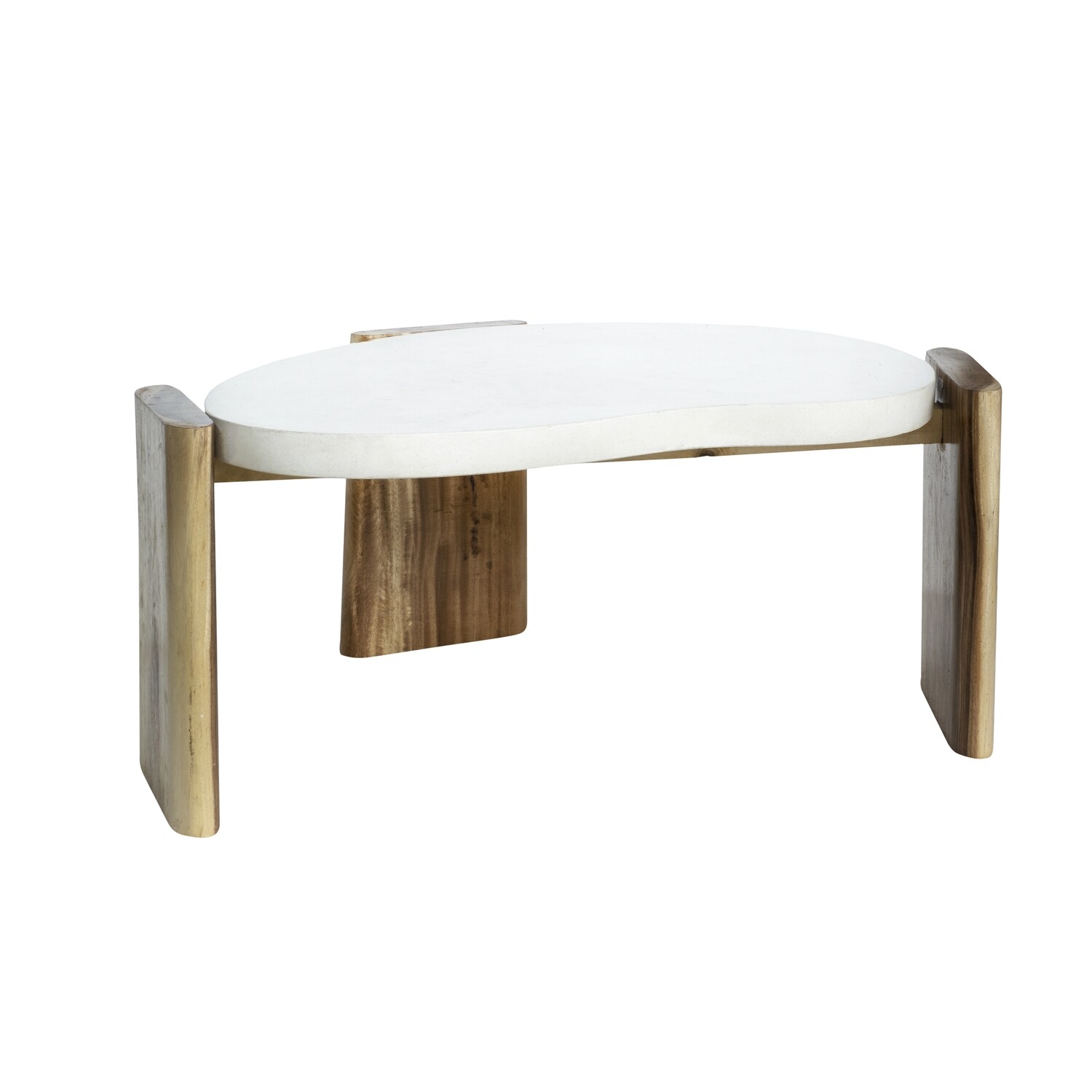 Terrazzo and Teak Coffee Table 1