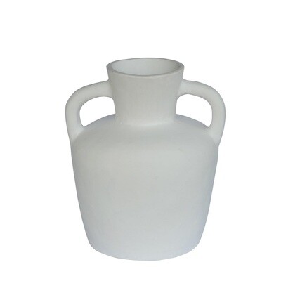 Clay Vase 27 (L: White)
