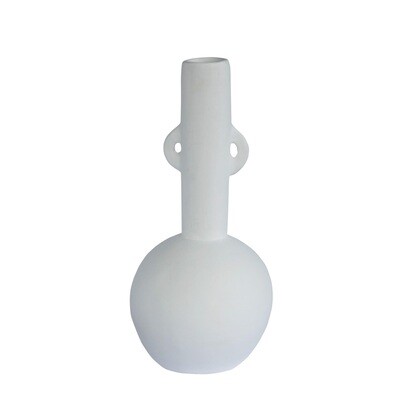 Clay Vase 26 (White)
