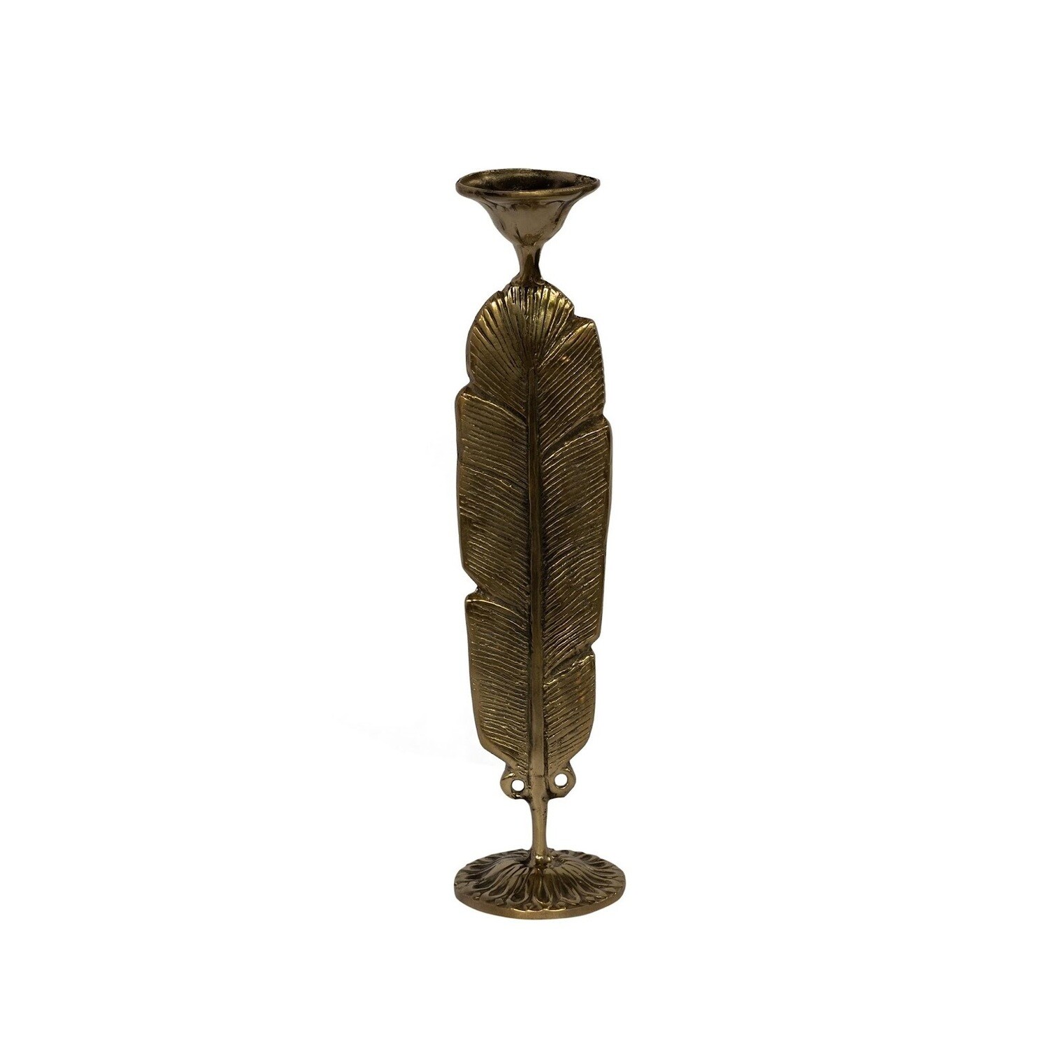 Feather Candle Holder
