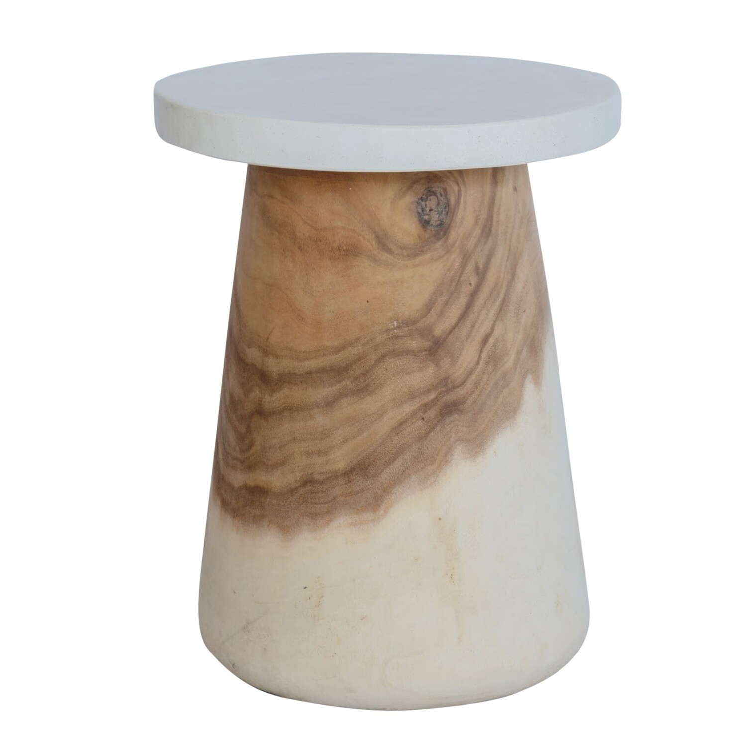 Suar and Terrazzo Side Table