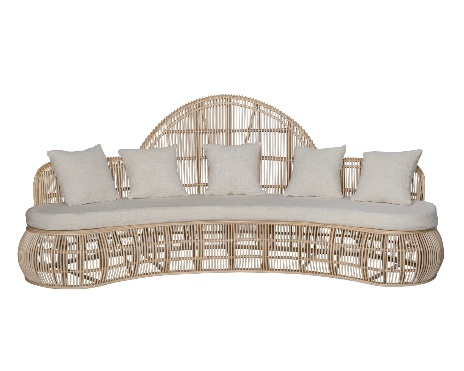 Rattan Sofa 6 (260cm)
