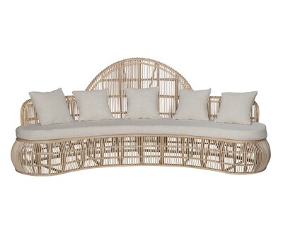 Rattan Sofa 6 (260cm)