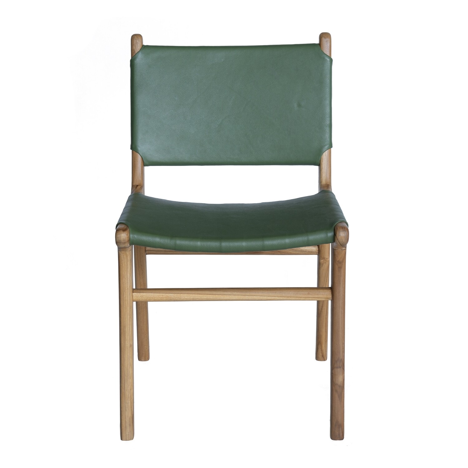 Leather Dining Chair (green)