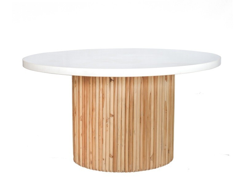 Teak and Terrazzo Dining Table 9