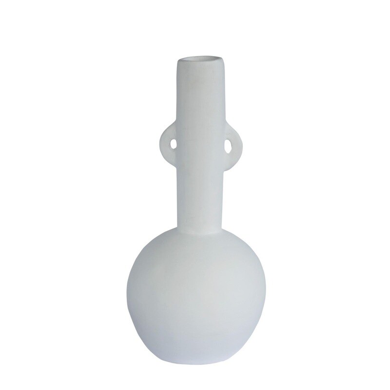 Clay Vase 26 (white)