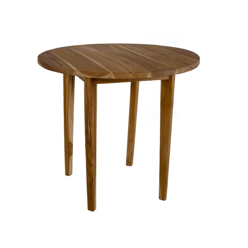 Teak Café Table 2 ROUND LEGS