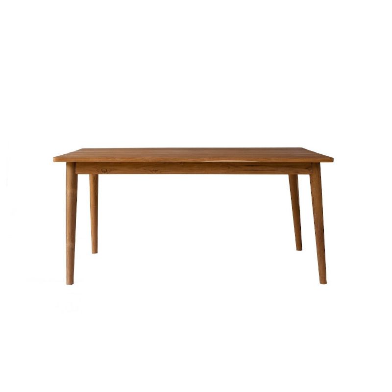 Teak Dining Table 1 Round Legs (250cm)