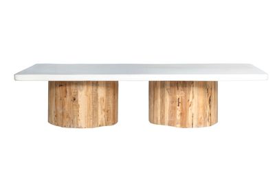 Teak and Terrazzo Coffee Table 2