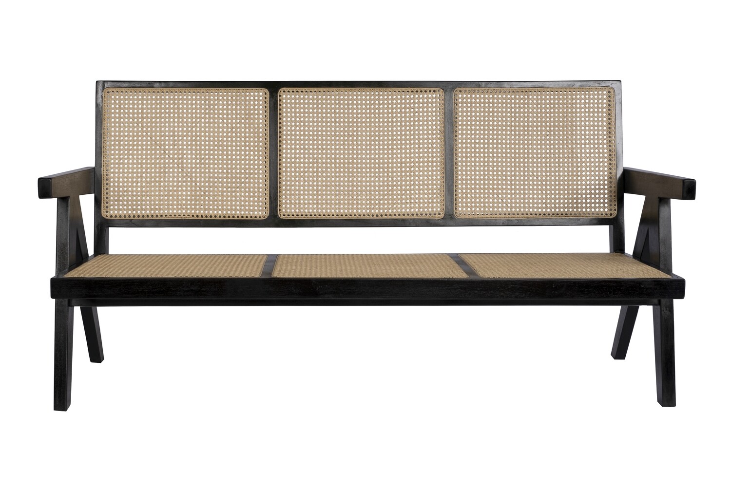 Lounge Chair 21 (3 Seater Black)