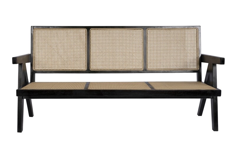 Lounge Chair 21 (3 Seater Black)
