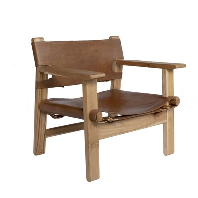 Leather Occasional Chair 10 (Whiskey)