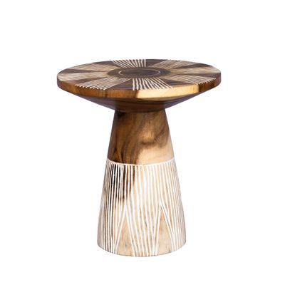 Hand-carved Side Table 40