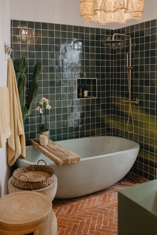 Terrazzo Bath 2 (green)