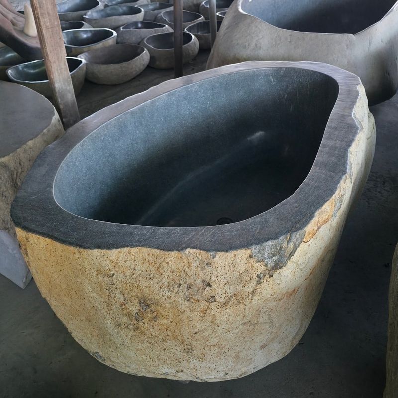Riverstone Bath (rough or smooth exterior)