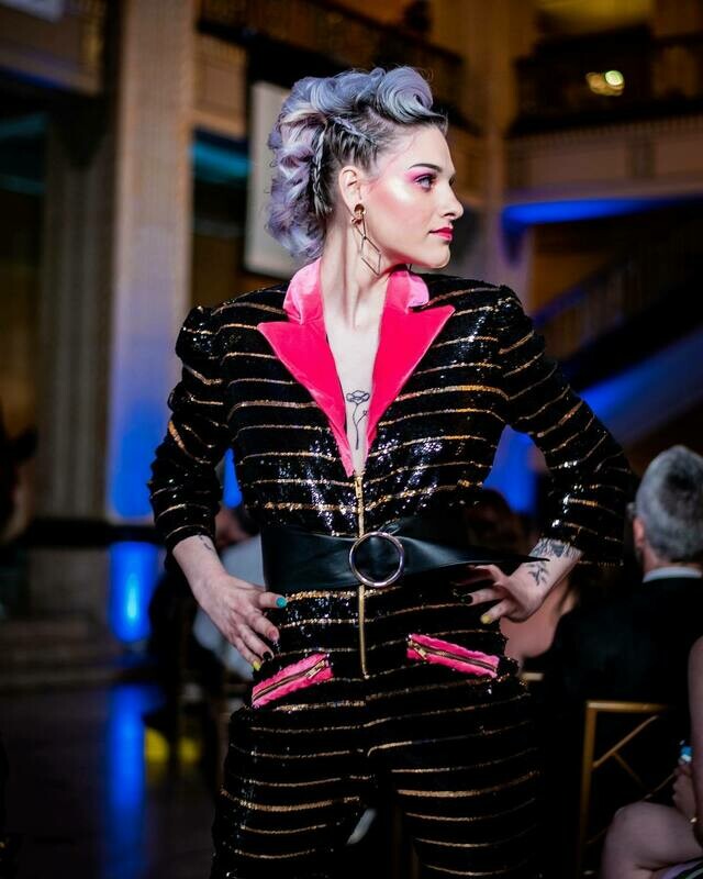 80&#39;s Sequin Jumpsuit