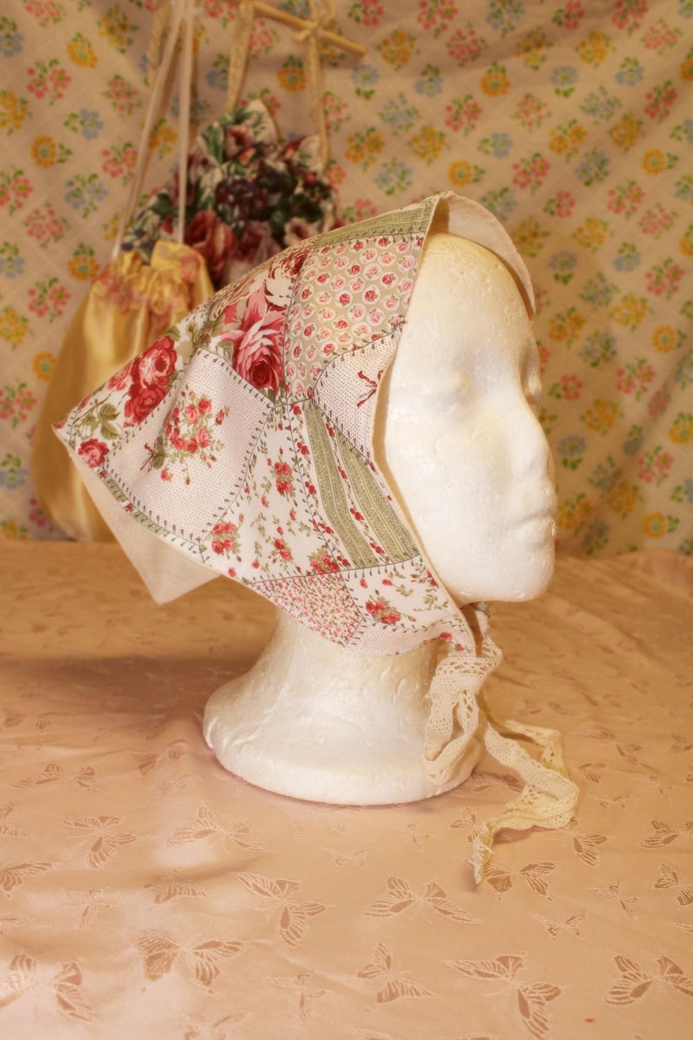 Rose Patchwork Bandana