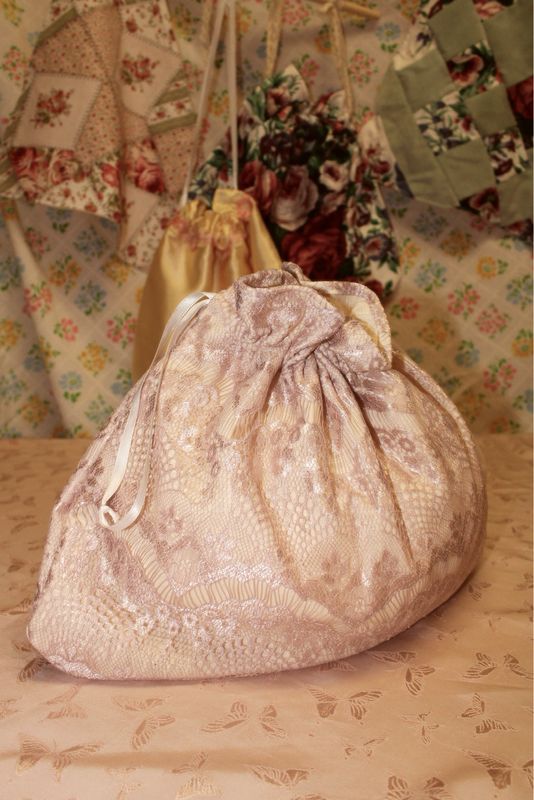 Lace Reticule Bag