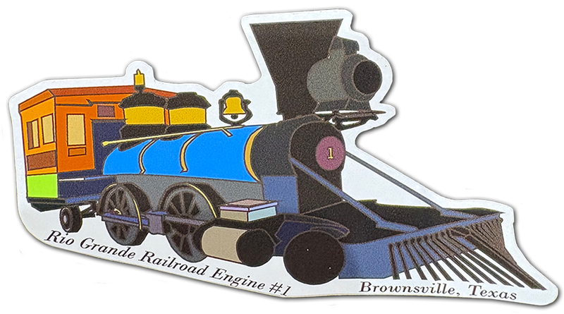 Rio Grande Railroad Engine #1 Locomotive sticker