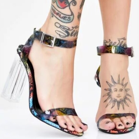 Cape Robbin Mermaid Strappy Sexy Laceup Heels