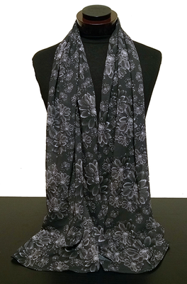 Black Dahlia scarf