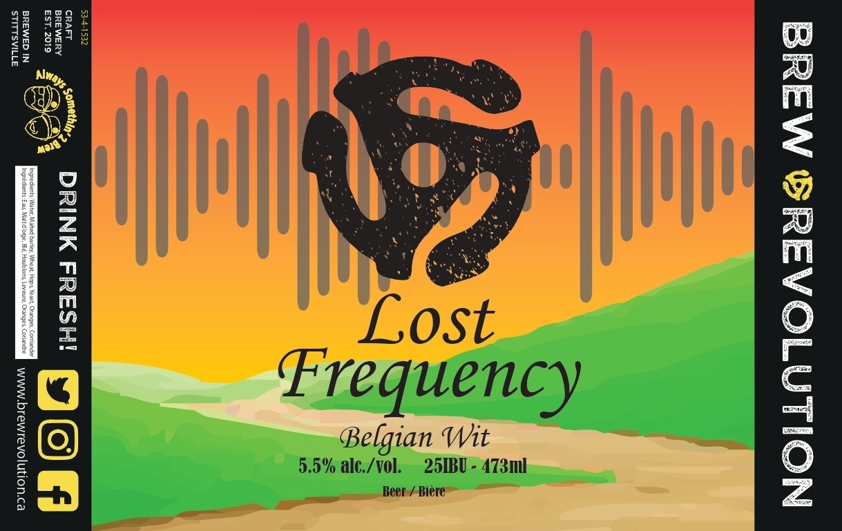 Lost Frequency - Belgian Ale - 5.5% - 473ml Can