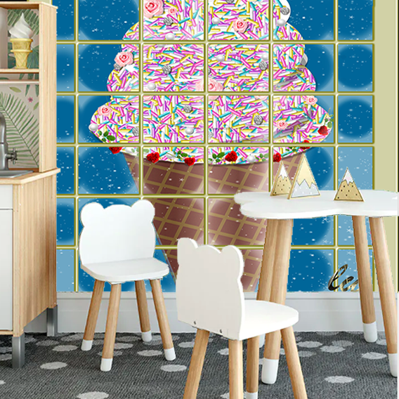 Ice Cream Dream Wall Mural