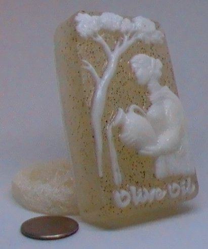 Woman with Oil Soap Bar &amp; Scrub