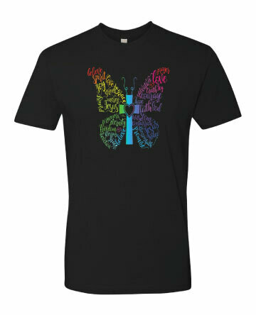 Butterfly - Milti-Colored  - Unisex - T-Shirt
