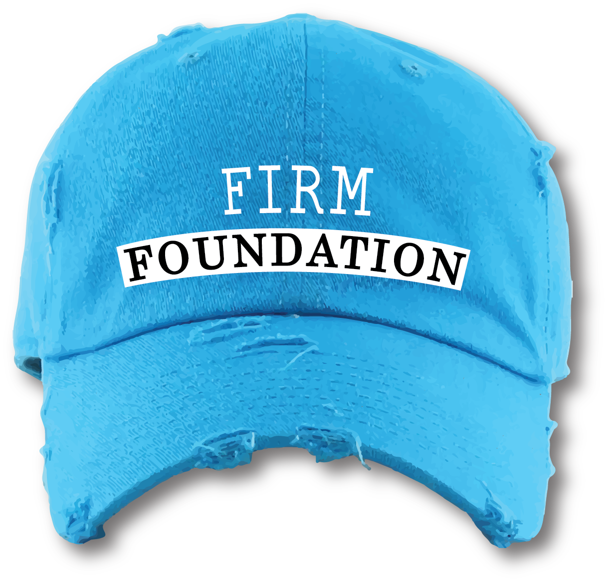 The Well - Unisex - Firm Foundation - Distressed Dad Hat