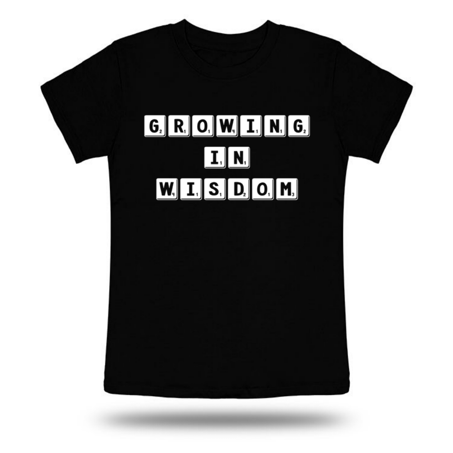 Growing in Wisdom - The Well - Toddler - Unisex - T-Shirt, Color: Black/White