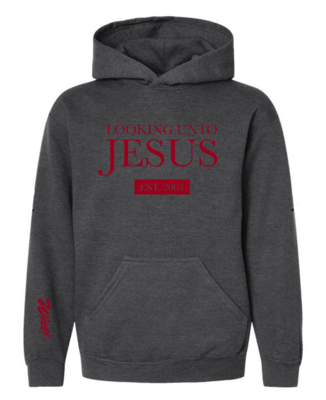 Looking Unto Jesus Youth Hoodie {20 Year Commemorative} - The Well - Unisex