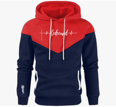 Redeemed *Special* Color Block Fleece Adult Hoodie - The Well - Unisex