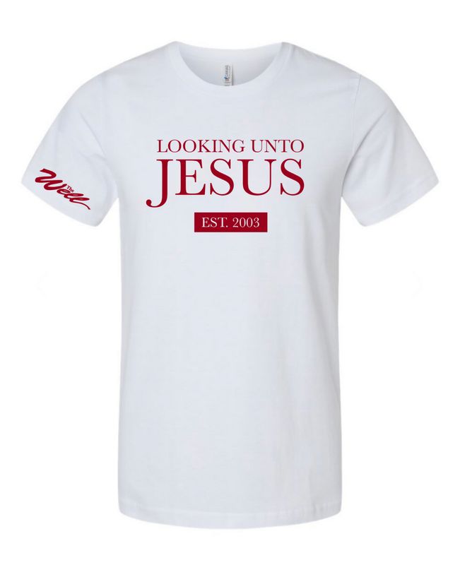 Looking Unto Jesus TShirt Adult/Youth/Toddler {20 Year Commemorative} - The Well - Unisex
