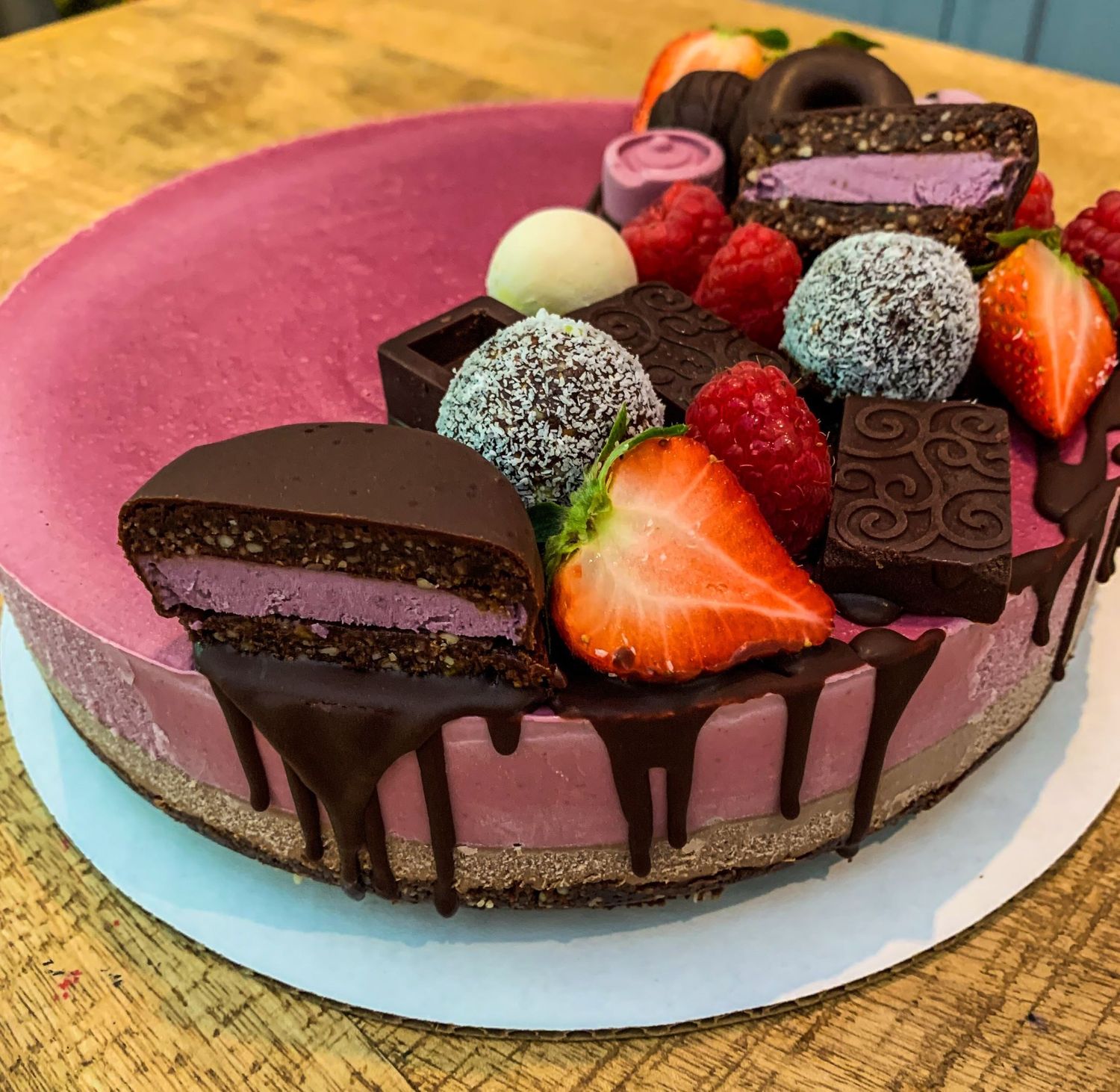 Raspberry Chocolate Cake