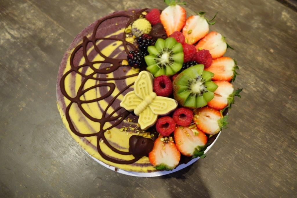 Tropical Blueberry Cake