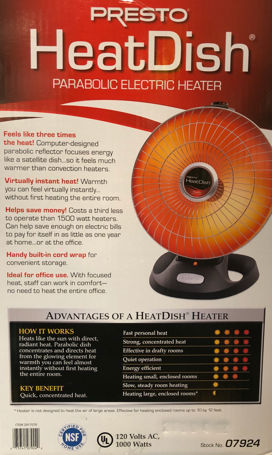 presto heat dish walmart