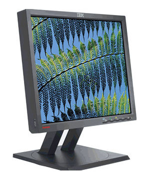 IBM ThinkVision L180p 18" LCD Monitor – SXGA 1280 x 1024, 5:4, VGA, DVI – 9180-HB9
