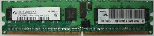 73P3522 |  IBM 1GB(2x512MB) PC2-3200R Ram | 13N1424