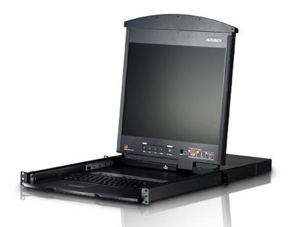 KL1516AM | Aten Altusen | 16-Port Cat 5 LCD KVM Switch | Dual Rail | 19&quot; Display | USB / PS2 | Rackmount |