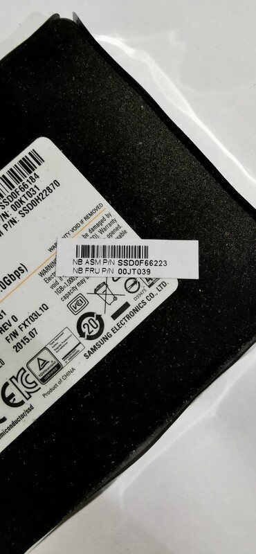 Lenovo 192GB SSD Drive | 00KT031 | SSD0F66184 | SSD0H22870 | SSD0F66223 | 00JT039
