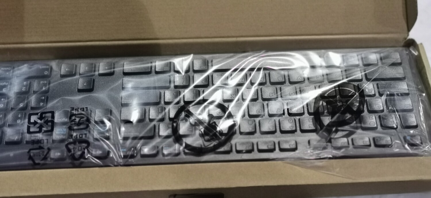 New Original OEM Dell Slim English ​Keyboard | 644G3 | KB216-BK-US | 0RKR0N | 0644G3