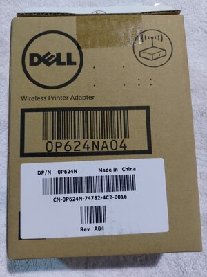 P624N | 0P624N | WPA5151 | New Genuine Dell 802.11b/g/n Dongle
Printer Wireless Module Adapter