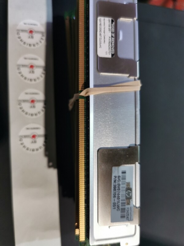 398706-021 | 416471-051 | HP 2Rx8 PC2-5300f DDR2 ECC 1GB Memory Module