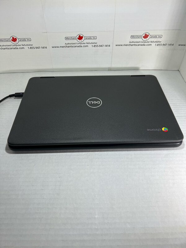 Dell Chromebook 3100 2-in-1 Convertible Touchscreen | 11.6&quot; HD Touchscreen with Corning Gorilla Glass| Intel N4000 Dual Core up to 2.6 GHz | 4GB | 32GB eMMC | Camera | USB-C | Micro SD