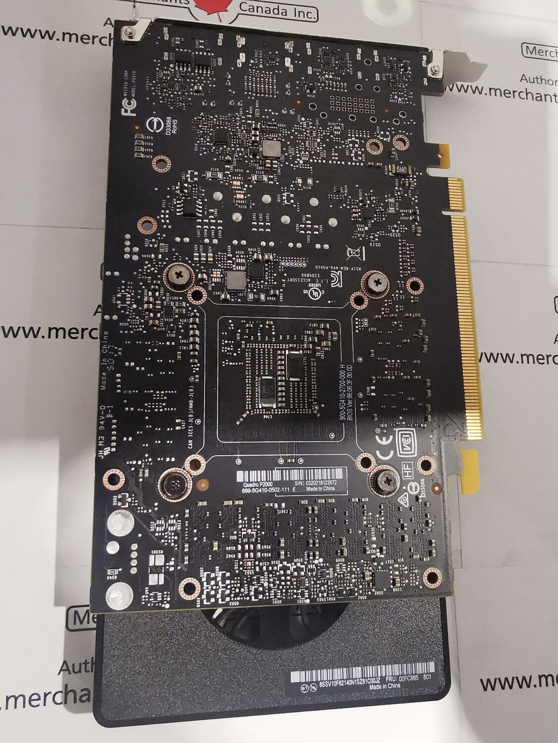 Lenovo Nvidia Quadro P2000 | 5GB DDR5 | 4 x Display Ports | Full