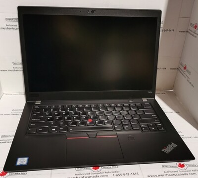 Lenovo ThinkPad T480S Core i5-8350U | 16GB | 256GB M.2 | 14" FHD LED (1920 X 1080) | USB-C | HDMI | SIM | SD CARD | RJ-45 | Windows 10 Professional | 20L8-S0V500